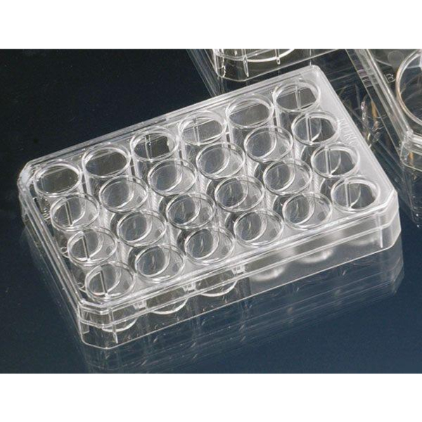 PLACAS MICROTITER 24 POCILLOS ESTERIL CON TAPA Caja 75 Undes."NUNC