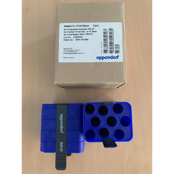 ADAPTADOR PARA 9 TUBOS FALCON 15 ML. Caja 2 undes. EPPENDORF