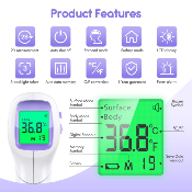 TERMOMETRO PORTATIL INFRARROJO 32 - 42ºC MOD. PC868